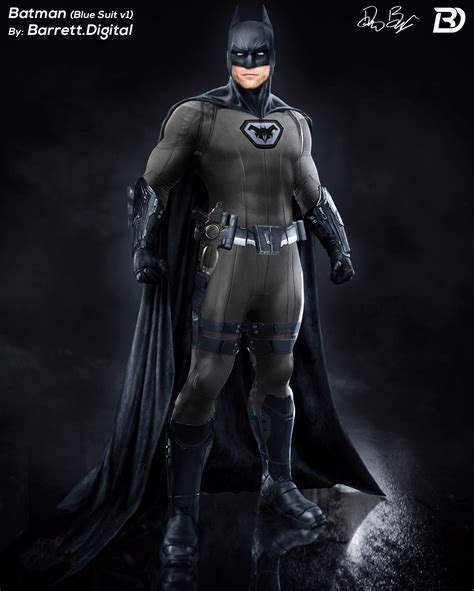 Artstation Blue Batsuit Concept