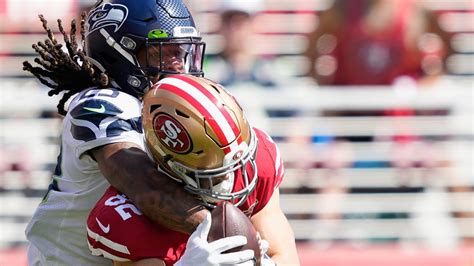 San Francisco 49ers Tight End Ross Dwelley Outmuscles Db For 21 Yard Td