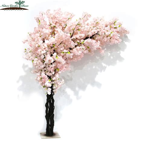 Decorative Artificial Trunk Tree For Wedding Silk Cherry Blossom Arch