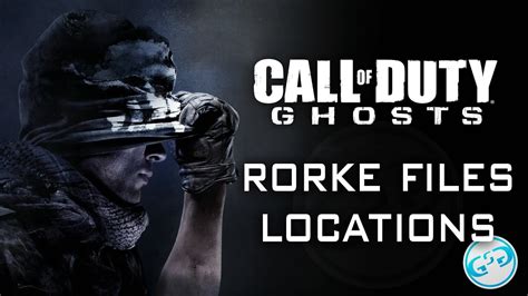 Call Of Duty Ghosts Rorke Files Locations Audiophile Achievement