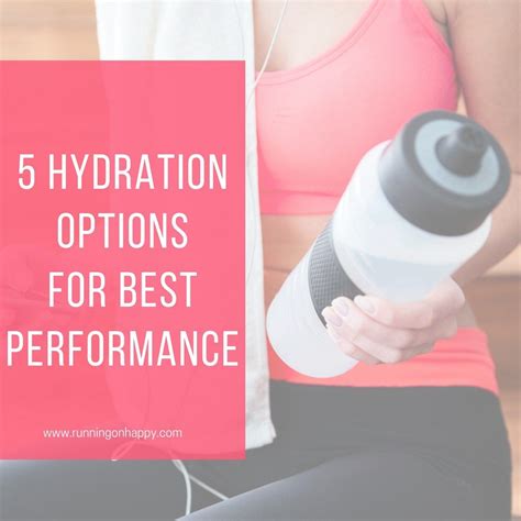 Five Hydration Options For Best Performance Hydration Post Workout