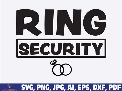 Ring Security Svg Png Wedding Svg Wedding Party Svg Ring Etsy Uk