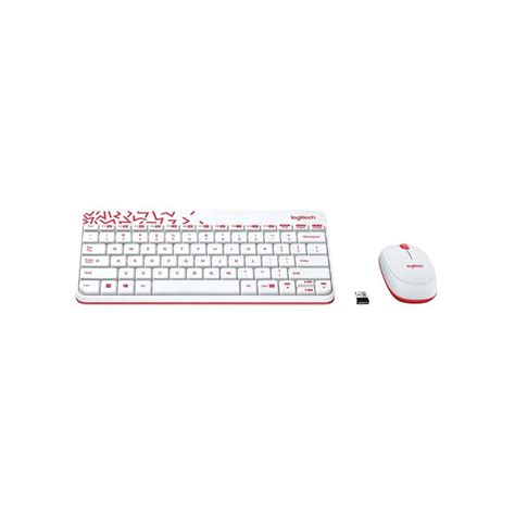 Logitech Mk240 Nano Wireless Keyboard Mouse Combo White Buy Logitech