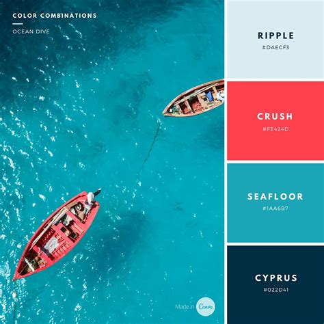 100 Color Combination Ideas And Examples Canva Color Palette Design