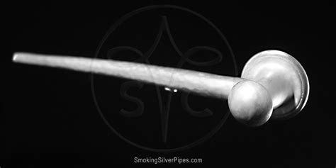 Crested Affluence Silver Pipe 24 Smoking Silver Pipes