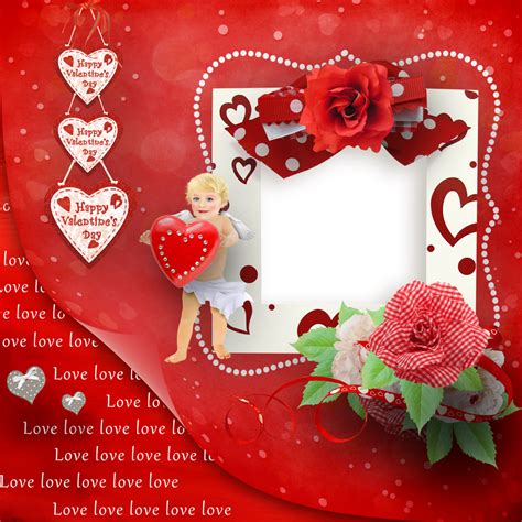 Cadre St Valentin Png Happy Valentines Day Frame Qp
