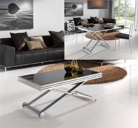 Mesa de centro convertible en mesa de comedor. 17 Best images about Mesas de centro elevables y extensibles a comedor on Pinterest | Mesas ...