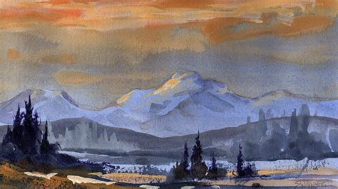 Sharon Lynn Williams Art Blog Sunset Early Winter