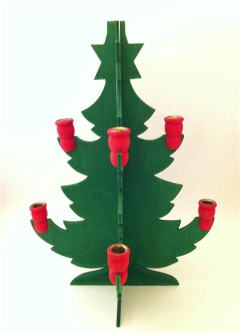 Swedish Christmas Tree Candle Holder Wooden Christmas By Comforte