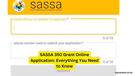 Sassa 350 Grant Online Application Everything You Need To Know