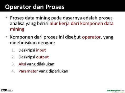 Proses Data Mining Proses Data Mining Tahapan