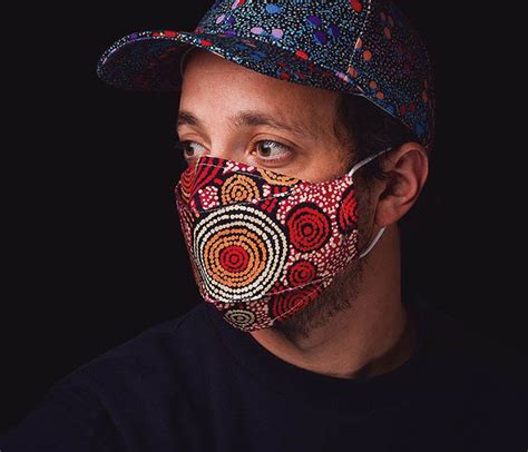 Australian Made Reusable Face Masks Aboriginal Art Alperstein Designs