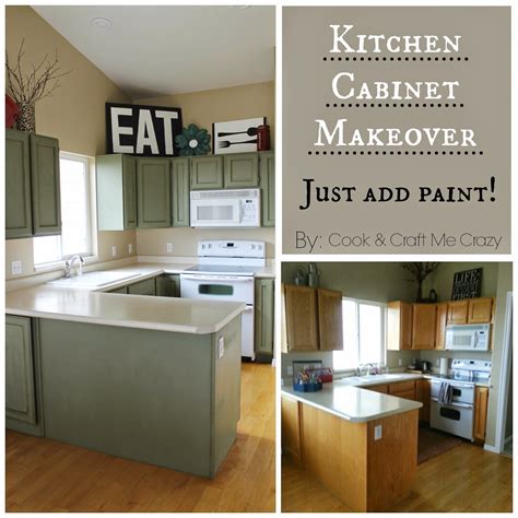 Cook And Craft Me Crazy Kitchen Cabinet Makeover