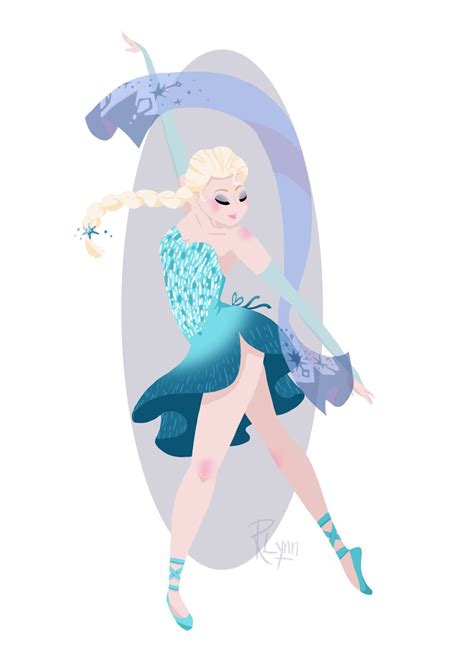 Disney Princess Ballerina Elsa From Frozen Art Print Etsy Frozen Art Disney Princess