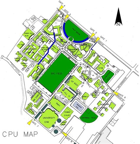 Central State University Campus Map