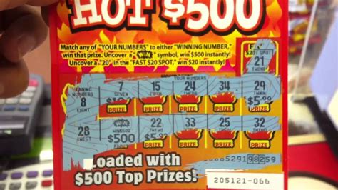California Lottery Scratchers Winner 500 Youtube