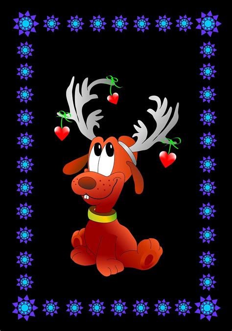 Merry christmas cute dogs cartoon. The Best Funny Dog Themed Christmas Cards With Cute Sayings & Quotes