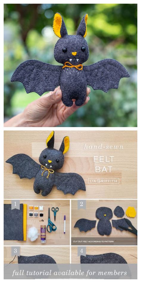 8 Diy Fabric Bat Plush Free Sewing Patterns Artofit