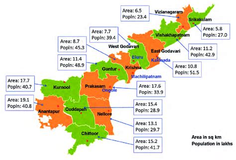 Andhra Pradesh Map District Wise Calendar 2024