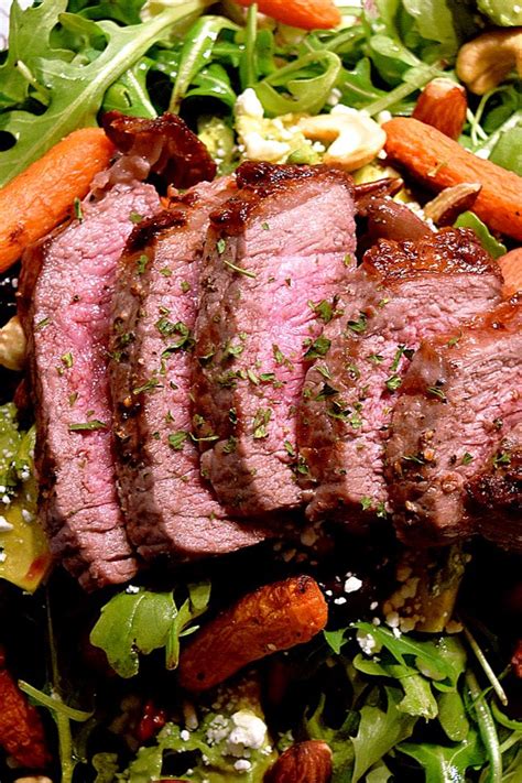 Sprinkle roast lightly with coarse salt and generously with pepper. Grilled London Broil Recipe with Dijon Mustard Marinade ...
