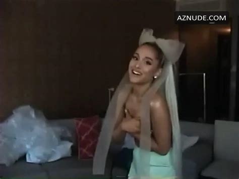 Ariana Grande Topless Photos Covered Her Tits With Hand While Getting Ready For The 2018 Met