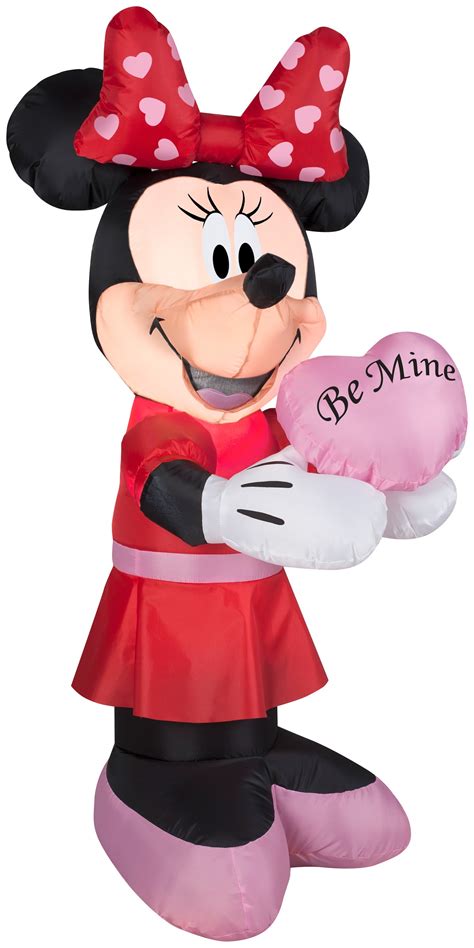 Gemmy Airblown Inflatable Valentine Minnie Mouse 35 Ft Tall Seasons