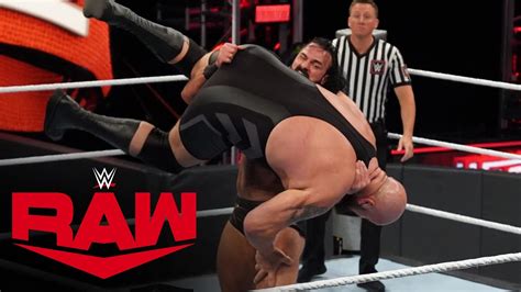 Drew Mcintyre Vs Big Show Wwe Championship Match Raw April 6 2020