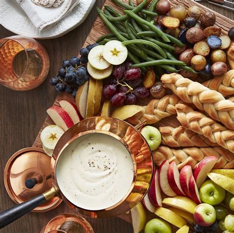 I used the piminto out of a jar of green olives in place of the red pepper and minced up some of the green onion in with the cream cheese. three cheese fondue christmas appetizers | Holiday ...