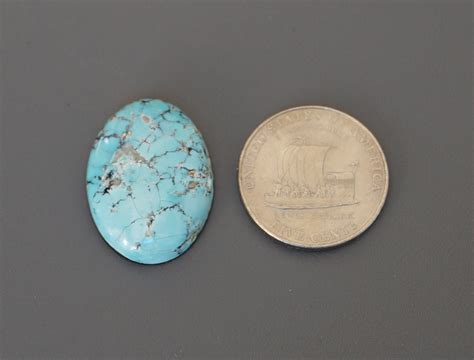 Natural Turquoise Cabochon From The Southwest Natural Carats Cab