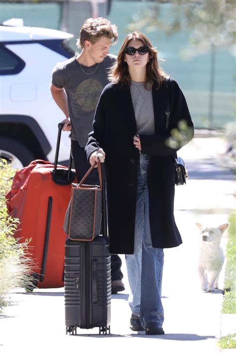 Kaia Gerber And Boyfriend Austin Butler Head Out For A Trip Together