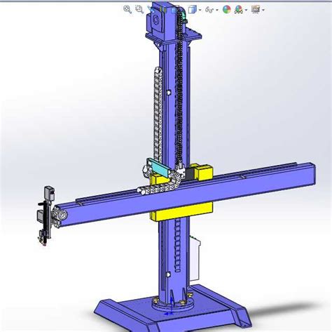 【艳丽】电焊、切割设备 焊接操作机3d模型下载三维模型solidworks模型 制造云 产品模型