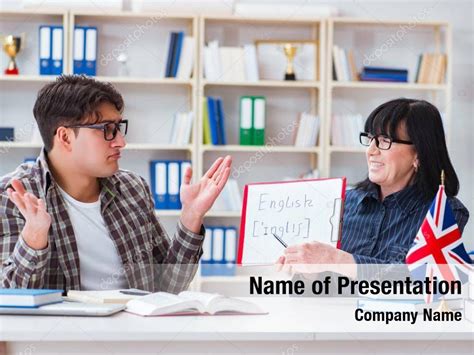 Classroom Concept Learn English Powerpoint Template Classroom Concept