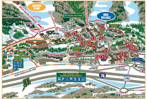 Vail Piste Maps And Ski Resort Map Powderbeds