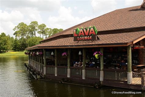 Review Lava Lounge At The Disney Springs Marketplace The Disney Food