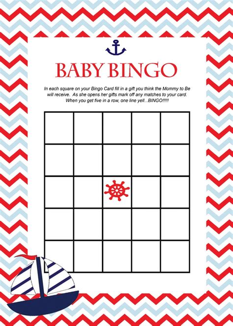 Nautical Baby Shower Games Instant Download Printable Diy Etsy
