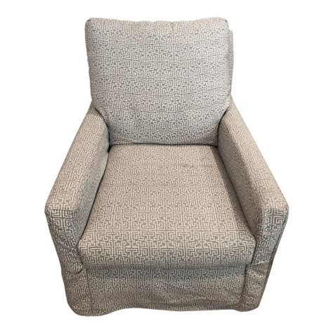 Rowe Norah N695 Slipcover Swivel Chair Chairish