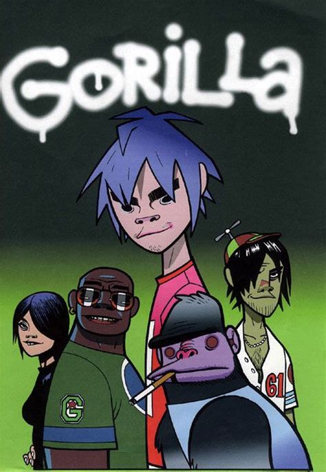 This Was The Very First Gorillaz Photo By Jamie Hewlett Gorillaz Gorillaz Art Gorillaz Fan Art
