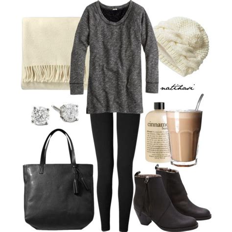 comfy fall winter outfit by natihasi on polyvore style pinterest fall winter jeggings