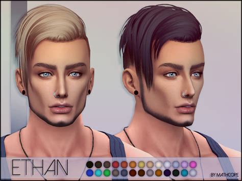 The Sims Resource Mathcope Ethan Hair