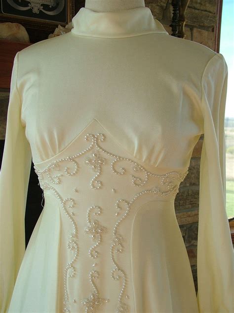 Renaissance Vintage Pearls Beaded Wedding Gown Dress Camelot Etsy In