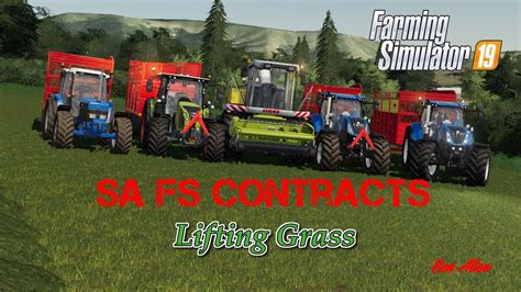 Fs19 Sa Fs Contracts Lifting Grass Ballincraig Extended Youtube