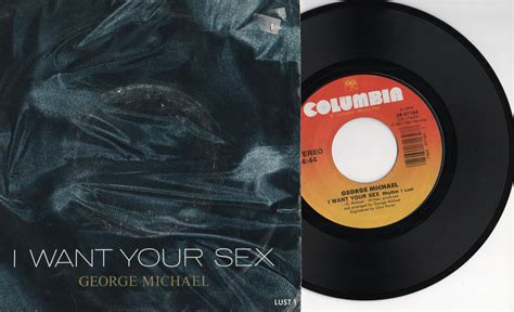 george michael i want your sex 1987 usa issue original 7 45rpm vinyl single record pop dance 80s
