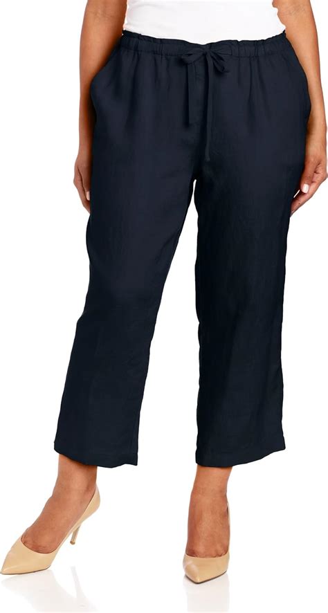 Jones New York Womens Plus Size Crop Pant With Elastic Waist At Amazon