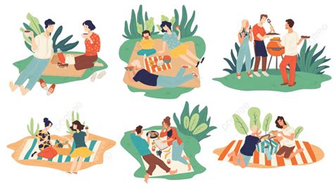Picnic Couple Vector Hd Png Images Families And Couples On Picnics