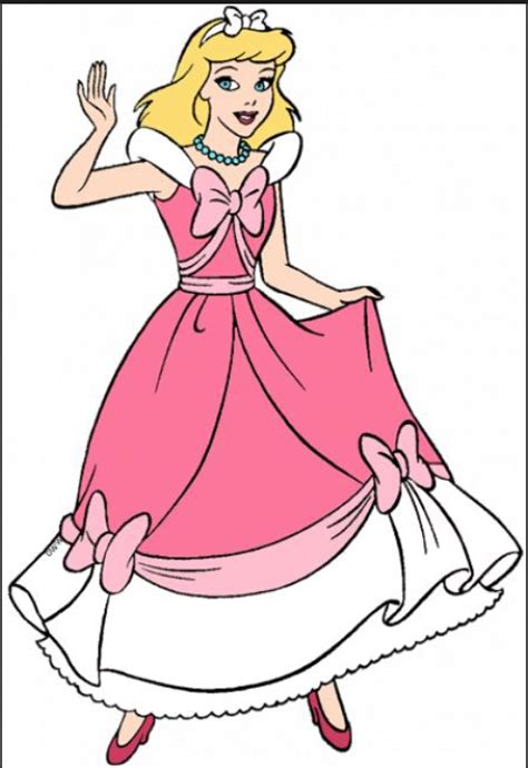 Cinderella In Her Lovely Pink Dress Frozen Queen Disney Princess