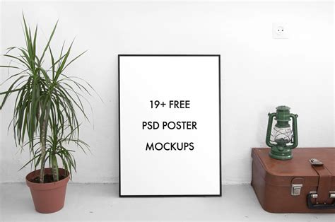 19 Free PSD Poster Mockups Hipsthetic