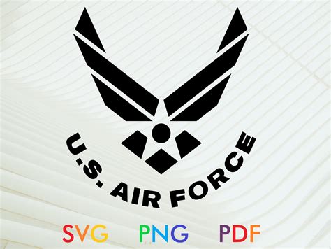 Us Air Force Svg Us Air Force Png Us Air Force Pdf Air Force Pdf Svg