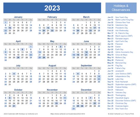 Calendar 2023 Holidays And Observances Get Calendar 2023 Update Gambaran