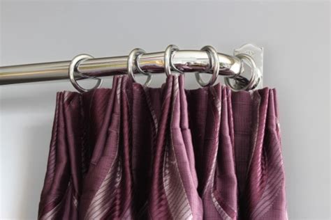 Custom curtain drapery rod hardware sets. French Curtain Rod 1" Iron Curtain Rod - extra long available