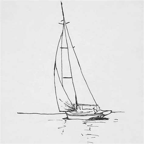 The united states coast guard has several of its ships on its history website, starting with plans from the early sailing cutters in 1799. Sail Away Ink Sketch Ink Drawing Pen and Ink Black and